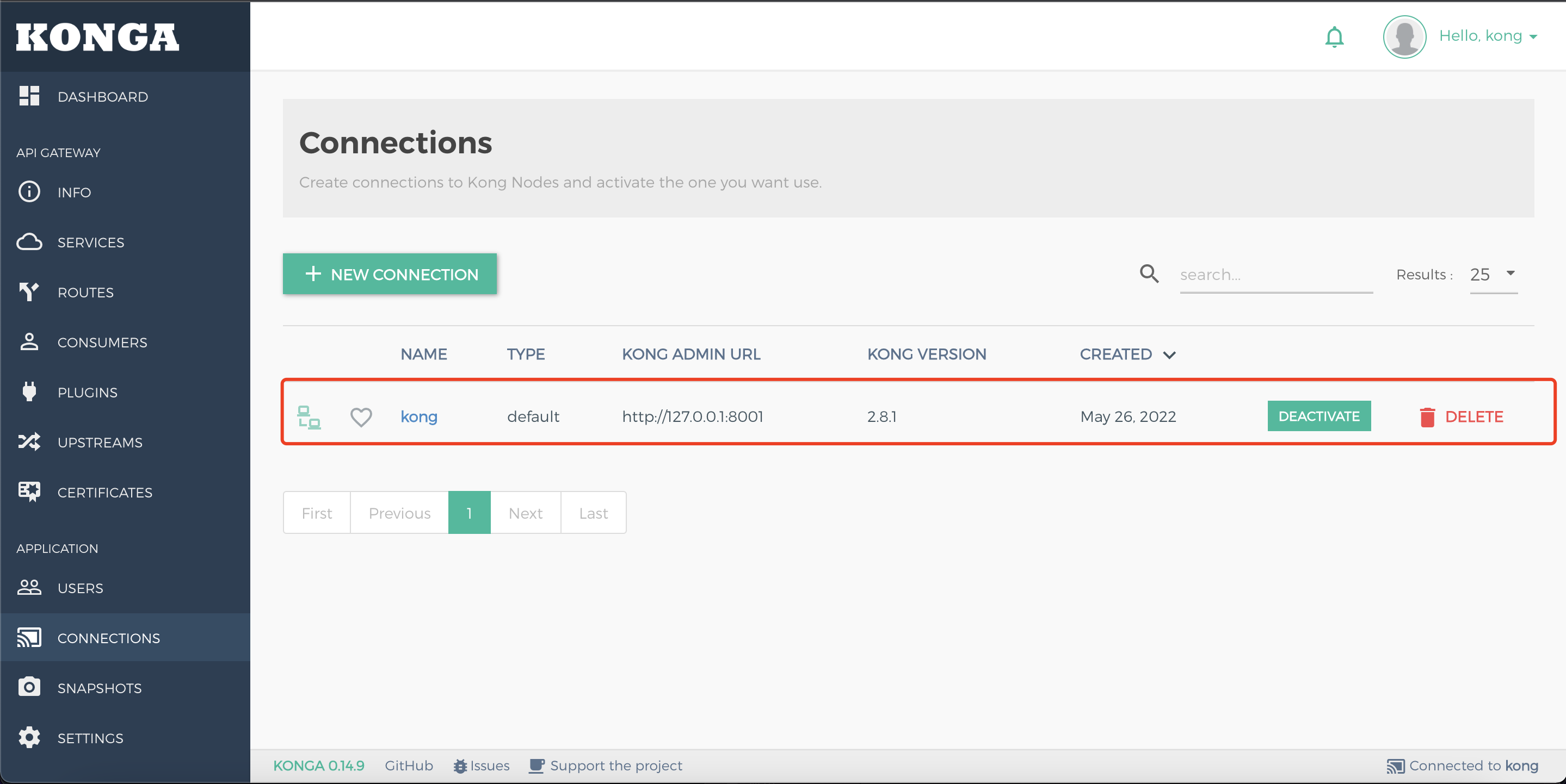 Manually compile open source gateway konga and integrate with kong