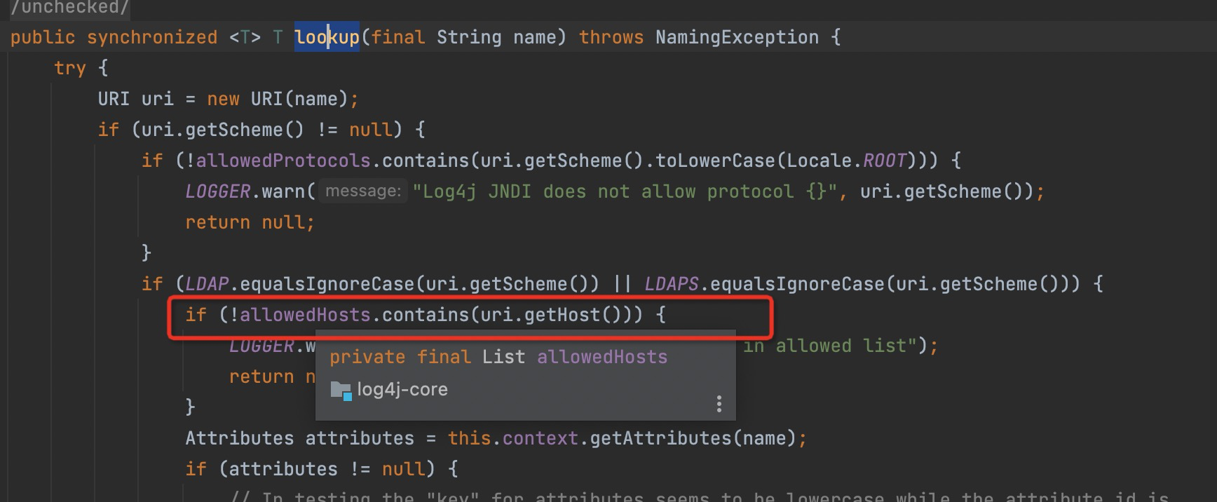 Talk about the Lookup RCE vulnerability of Log4j2